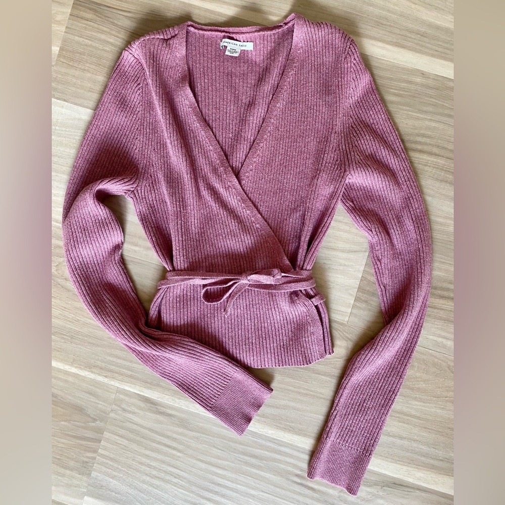 AE Ballet Wrap-Around Sweater